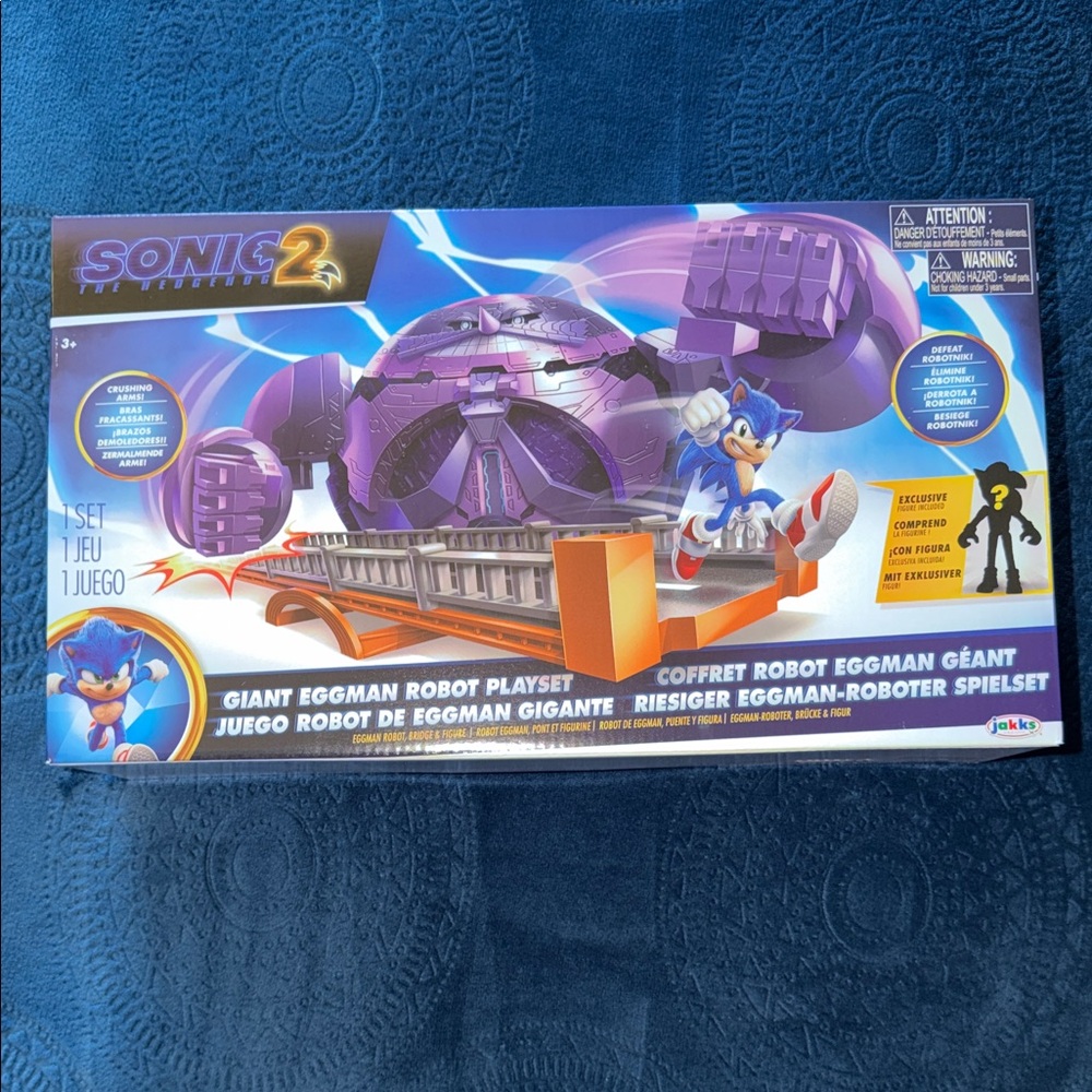 Brand NEW the Hedgehog 2 Giant Eggman Robot Playset